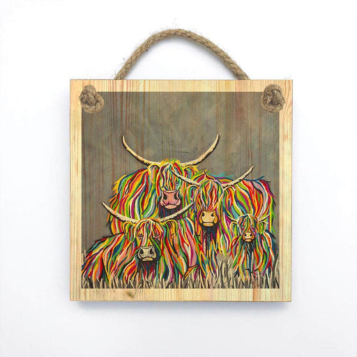 Ross & Claire McCoo - Wooden Wall Plaque