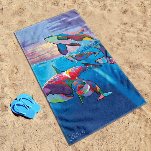 Save the Ocean Families - Beach Towel