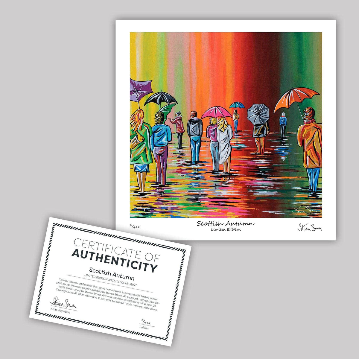 Scottish Autumn - Mini Limited Edition Print | Steven Brown Art