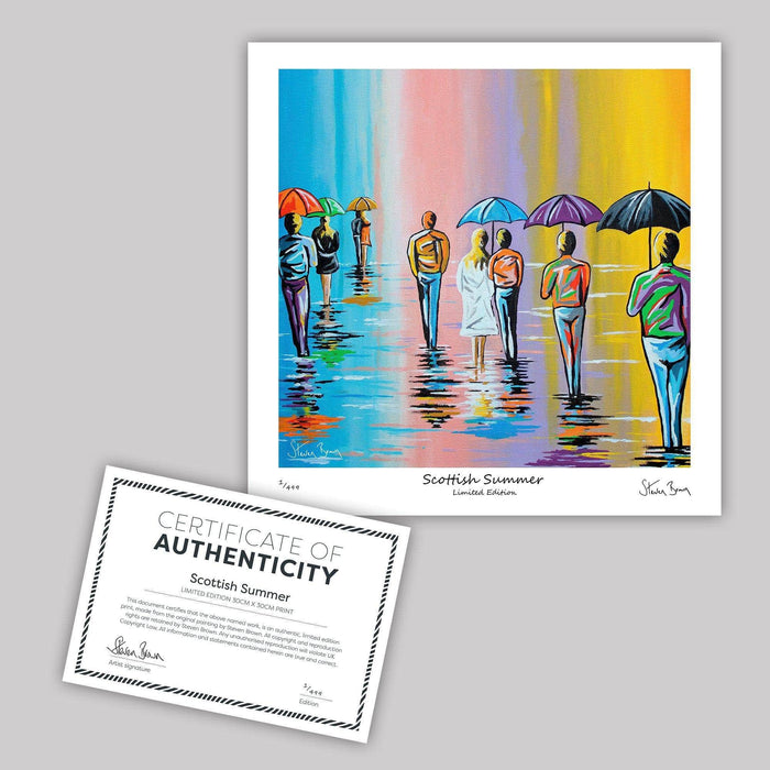Scottish Summer - Mini Limited Edition Print | Steven Brown Art