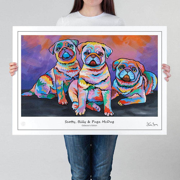 Scotty, Billy & Pugz McDug - Collector's Edition Prints