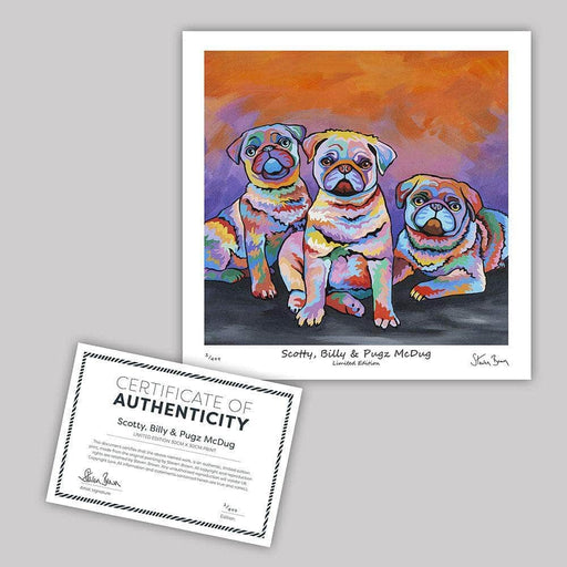 Scotty, Billy & Pugz McDug - Mini Limited Edition Print