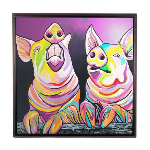 Sharon & Tracy McFarm - Framed Limited Edition Aluminium Wall Art