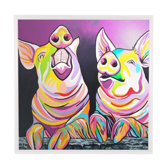 Sharon & Tracy McFarm - Framed Limited Edition Aluminium Wall Art