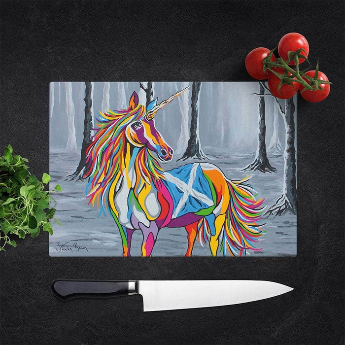 She Who is Brave - Glass Chopping Board