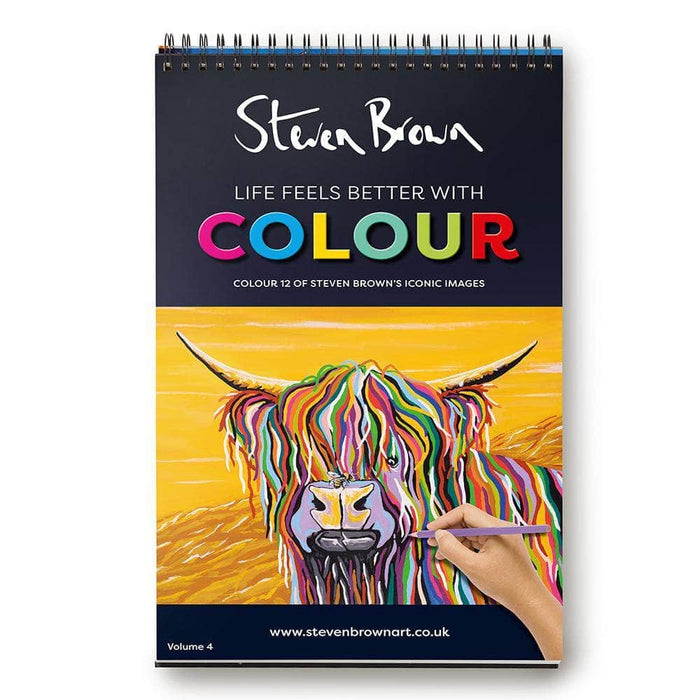 Steven Brown Colouring Books