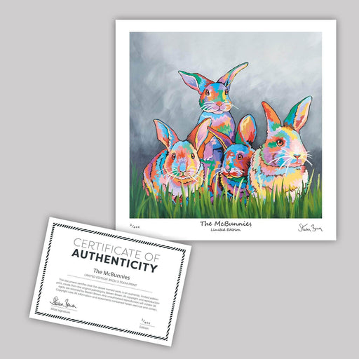 The McBunnies - Mini Limited Edition Print