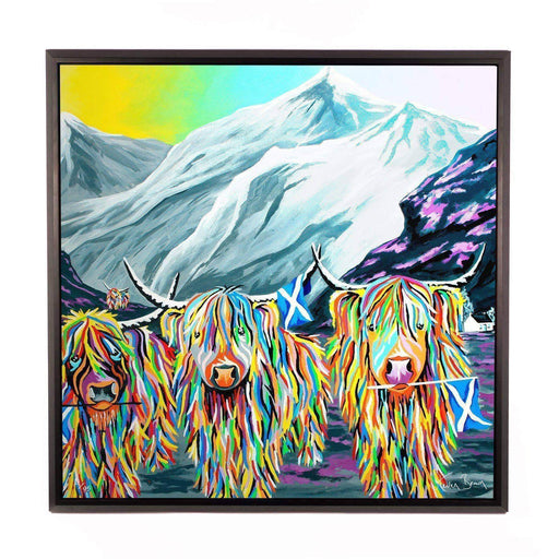 William, Rabbie & Wallace McCoo - Framed Limited Edition Aluminium Wall Art