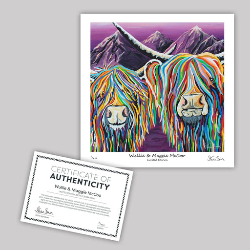 Wullie & Maggie McCoo - Mini Limited Edition Print